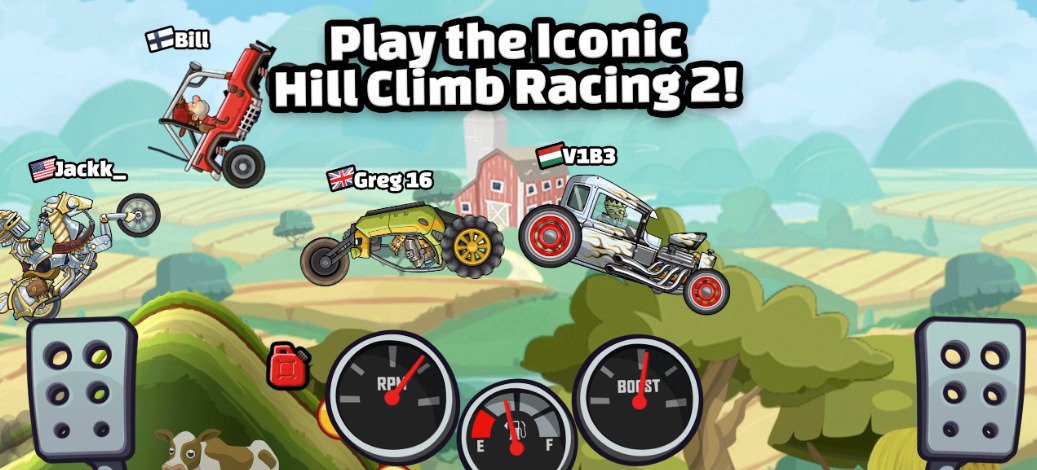 hill climb racing 2 hack apk todo desbloqueado última versión 2024